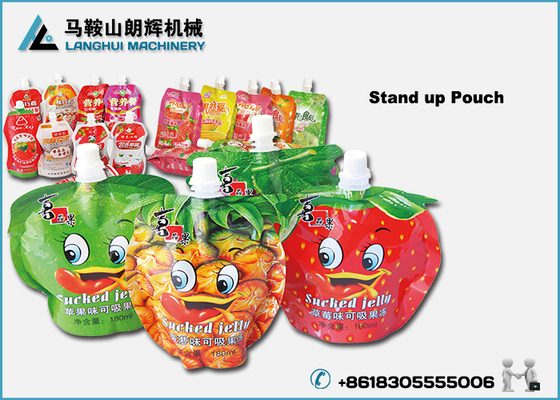 China Dairy Food | Milk | Yogurt Automatic Filling and Screw Cap Machine For stand-up pouch supplier