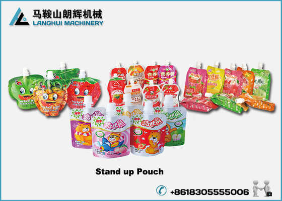 China Daily Chemicals | Detergents Automatic Filling Screw Cap Machine For Standup Pouch | Doy supplier