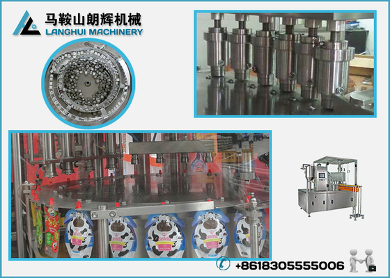 Lactic Acid Drinks | Milk | Yogurt Automatic Filling and Capping Machine For Doypack supplier