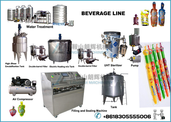 Soft Drink Filling and Sealing Machine for Stand Up Pouch | pre-shaped bag supplier